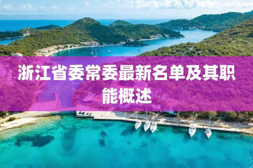 浙江省委常委最新名單及其職能概述