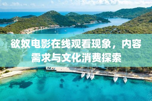 欲奴電影在線觀看現(xiàn)象，內(nèi)容需求與文化消費(fèi)探索