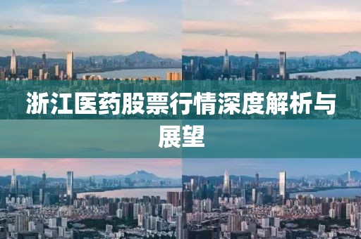 浙江醫(yī)藥股票行情深度解析與展望