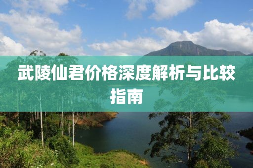 武陵仙君價格深度解析與比較指南