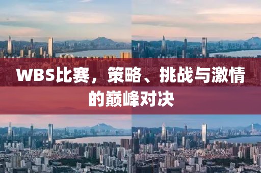 WBS比賽，策略、挑戰(zhàn)與激情的巔峰對決