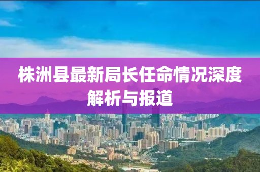 株洲縣最新局長(zhǎng)任命情況深度解析與報(bào)道