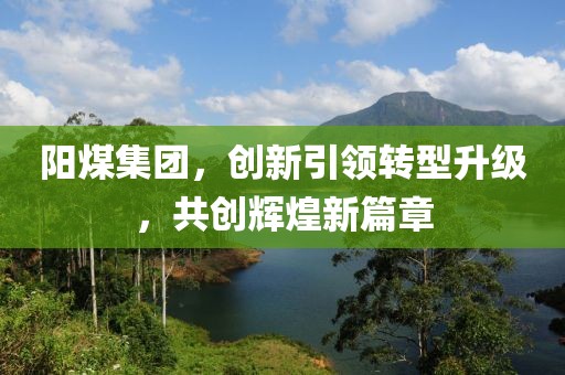 陽(yáng)煤集團(tuán)，創(chuàng)新引領(lǐng)轉(zhuǎn)型升級(jí)，共創(chuàng)輝煌新篇章