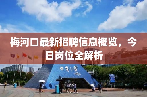 梅河口最新招聘信息概覽，今日崗位全解析