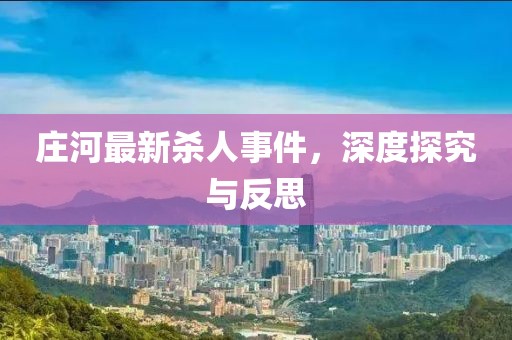 莊河最新殺人事件，深度探究與反思