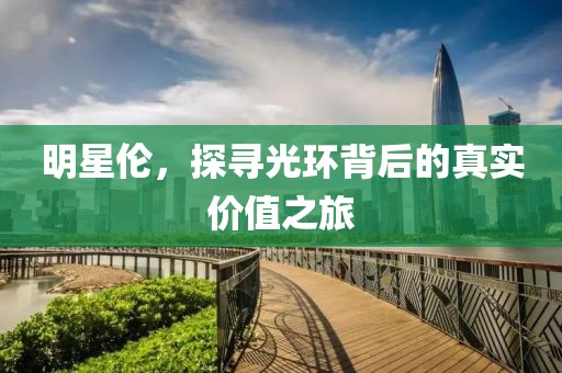明星倫，探尋光環(huán)背后的真實(shí)價(jià)值之旅
