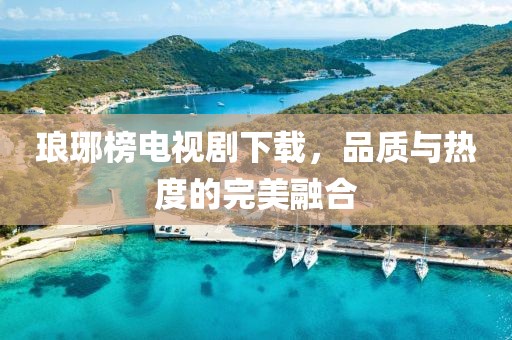 瑯琊榜電視劇下載，品質與熱度的完美融合