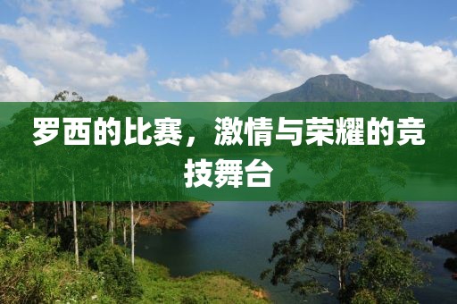 羅西的比賽，激情與榮耀的競(jìng)技舞臺(tái)