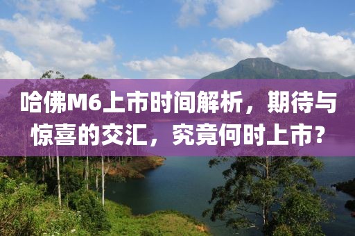 哈佛M6上市時間解析，期待與驚喜的交匯，究竟何時上市？