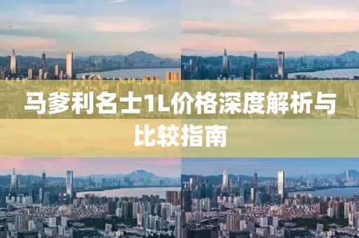 馬爹利名士1L價格深度解析與比較指南