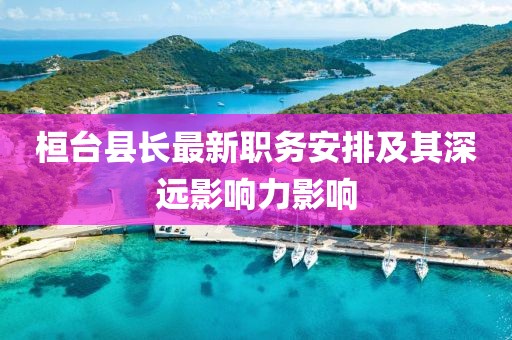 桓臺(tái)縣長最新職務(wù)安排及其深遠(yuǎn)影響力影響