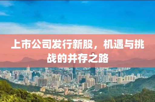 上市公司發(fā)行新股，機遇與挑戰(zhàn)的并存之路