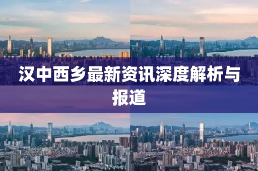 漢中西鄉(xiāng)最新資訊深度解析與報道