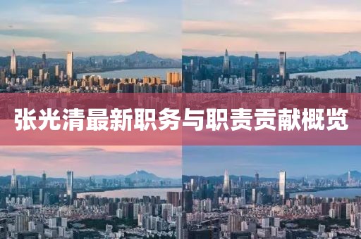 張光清最新職務(wù)與職責(zé)貢獻(xiàn)概覽