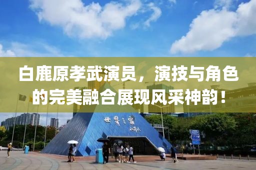 白鹿原孝武演員，演技與角色的完美融合展現(xiàn)風(fēng)采神韻！