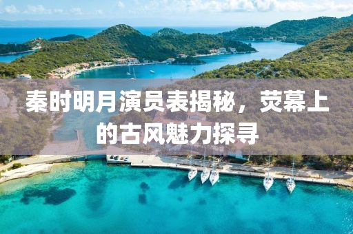 秦時明月演員表揭秘，熒幕上的古風魅力探尋