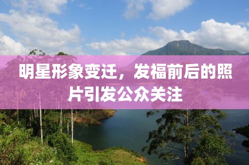明星形象變遷，發(fā)福前后的照片引發(fā)公眾關(guān)注