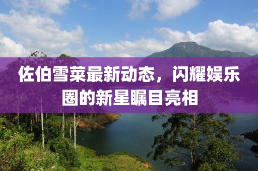 佐伯雪菜最新動(dòng)態(tài)，閃耀娛樂(lè)圈的新星矚目亮相