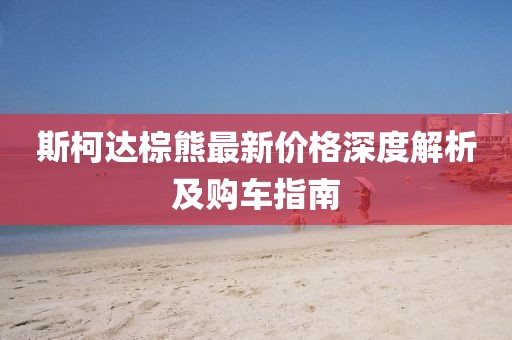 斯柯達棕熊最新價格深度解析及購車指南