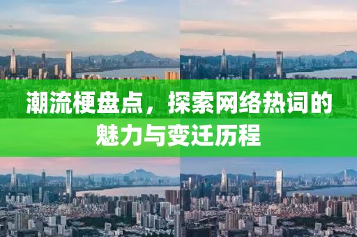 潮流梗盤點，探索網(wǎng)絡熱詞的魅力與變遷歷程