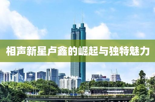 相聲新星盧鑫的崛起與獨(dú)特魅力