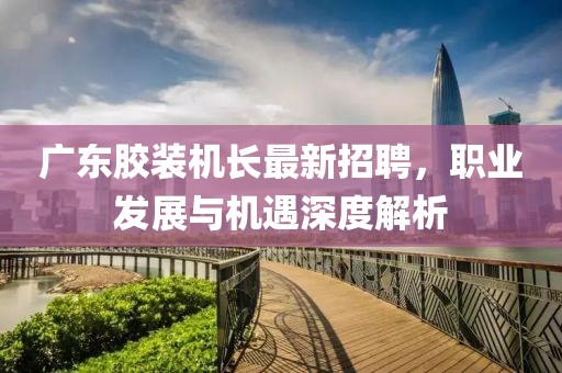 廣東膠裝機(jī)長最新招聘，職業(yè)發(fā)展與機(jī)遇深度解析