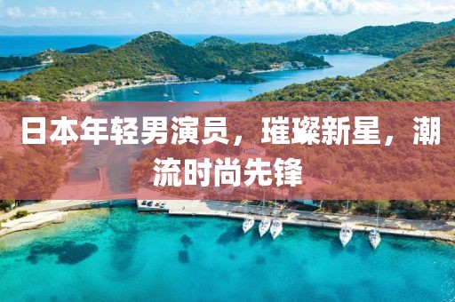 日本年輕男演員，璀璨新星，潮流時尚先鋒