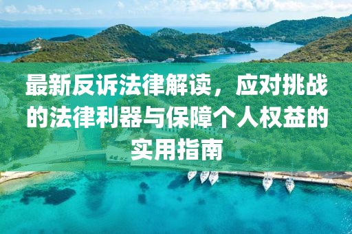 最新反訴法律解讀，應(yīng)對挑戰(zhàn)的法律利器與保障個(gè)人權(quán)益的實(shí)用指南