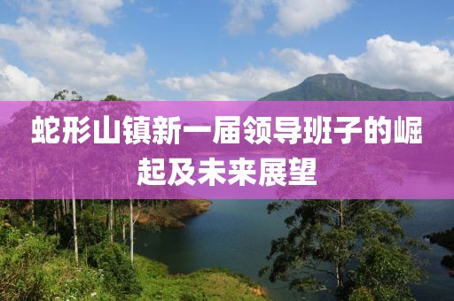蛇形山鎮(zhèn)新一屆領導班子的崛起及未來展望