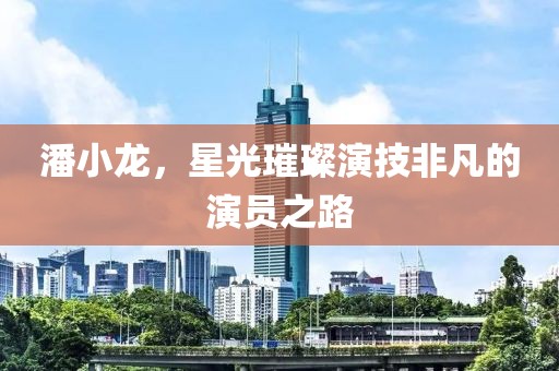 潘小龍，星光璀璨演技非凡的演員之路