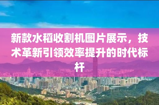 新款水稻收割機圖片展示，技術革新引領效率提升的時代標桿