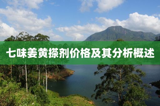 七味姜黃搽劑價(jià)格及其分析概述