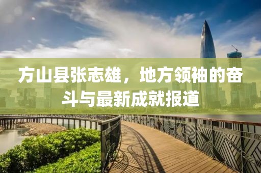 方山縣張志雄，地方領(lǐng)袖的奮斗與最新成就報道