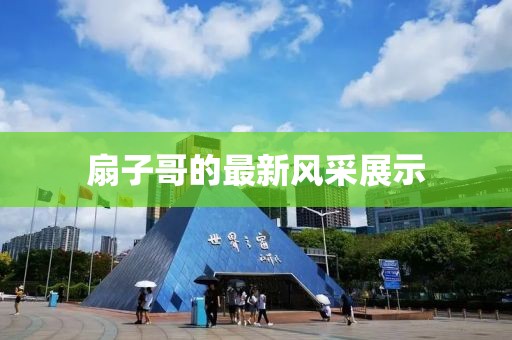 扇子哥的最新風(fēng)采展示