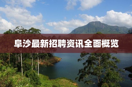 阜沙最新招聘資訊全面概覽
