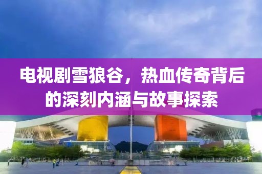 電視劇雪狼谷，熱血傳奇背后的深刻內涵與故事探索