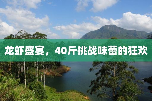 龍蝦盛宴，40斤挑戰(zhàn)味蕾的狂歡