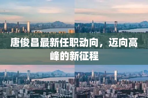 唐俊昌最新任職動(dòng)向，邁向高峰的新征程