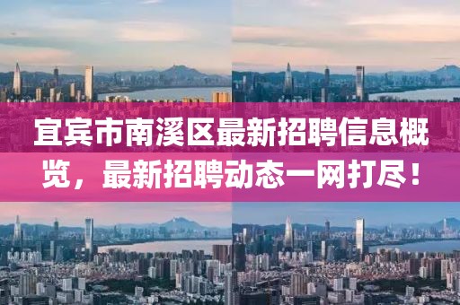 宜賓市南溪區(qū)最新招聘信息概覽，最新招聘動(dòng)態(tài)一網(wǎng)打盡！