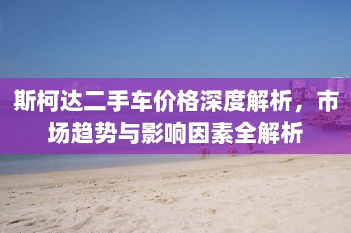斯柯達二手車價格深度解析，市場趨勢與影響因素全解析