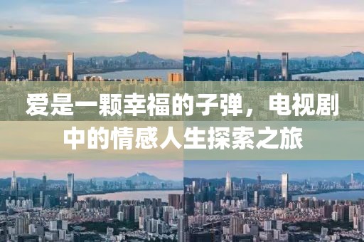 愛是一顆幸福的子彈，電視劇中的情感人生探索之旅