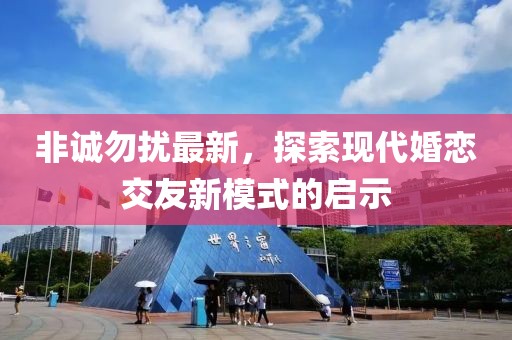 非誠勿擾最新，探索現(xiàn)代婚戀交友新模式的啟示