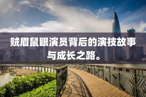 賊眉鼠眼演員背后的演技故事與成長(zhǎng)之路。