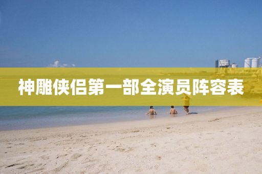 神雕俠侶第一部全演員陣容表