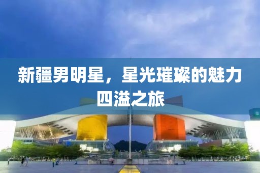 新疆男明星，星光璀璨的魅力四溢之旅