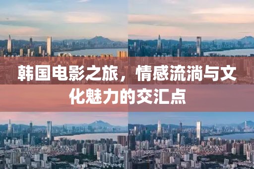 韓國電影之旅，情感流淌與文化魅力的交匯點(diǎn)