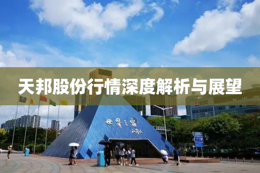 天邦股份行情深度解析與展望