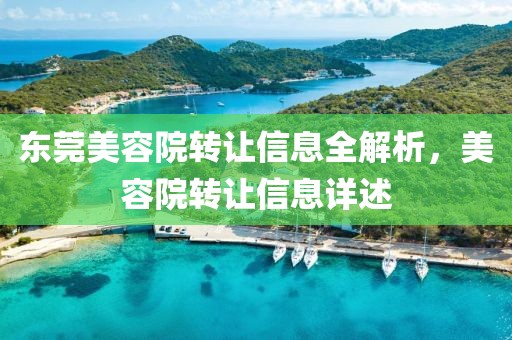 東莞美容院轉(zhuǎn)讓信息全解析，美容院轉(zhuǎn)讓信息詳述
