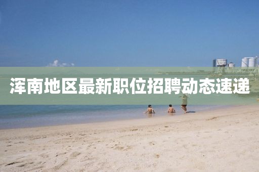 渾南地區(qū)最新職位招聘動態(tài)速遞