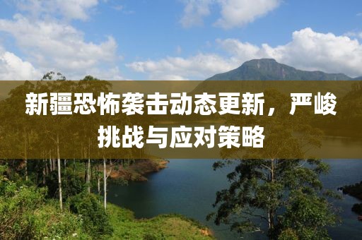 新疆恐怖襲擊動態(tài)更新，嚴(yán)峻挑戰(zhàn)與應(yīng)對策略